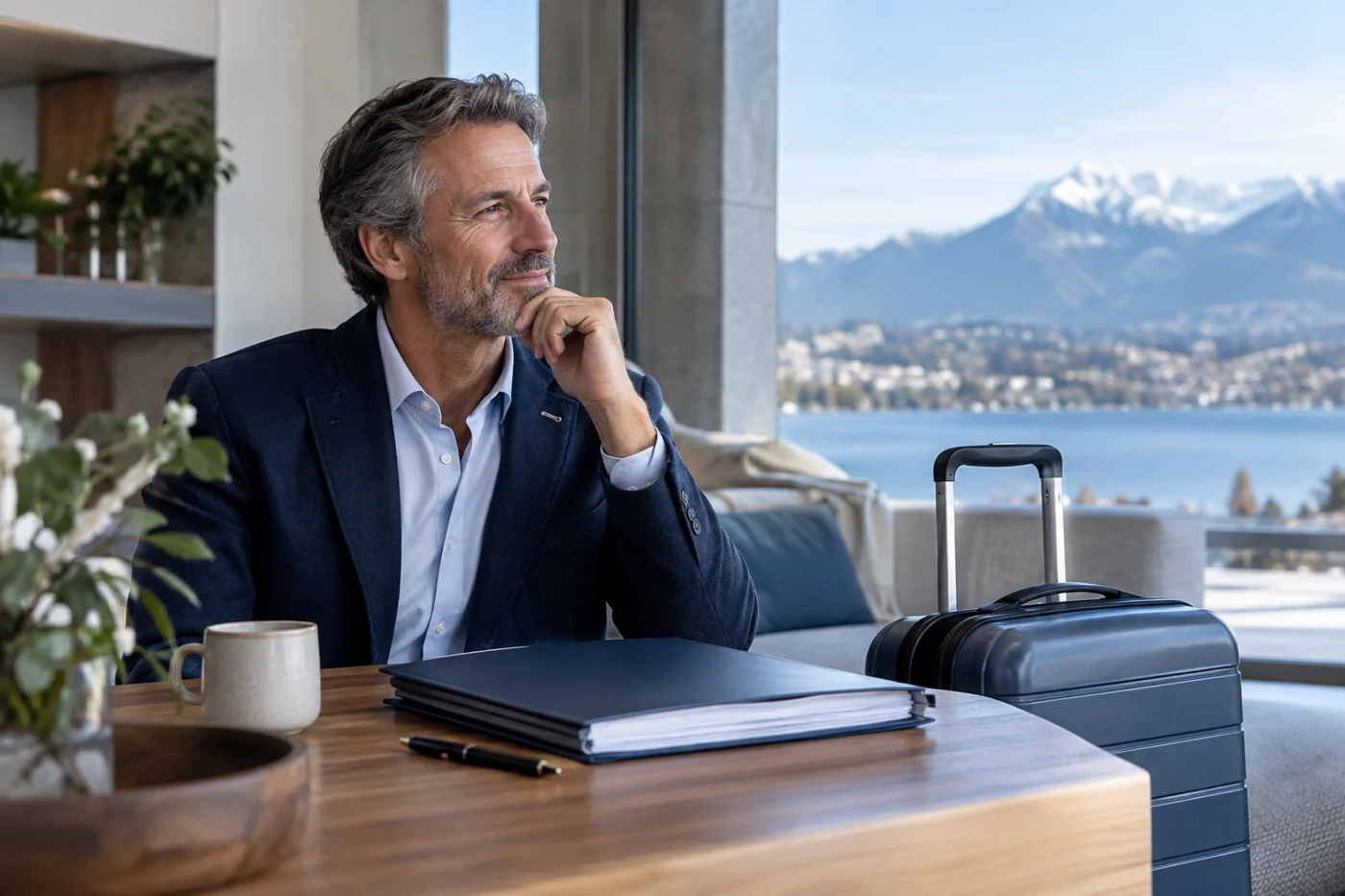 Relocation luggage and pension planning documents